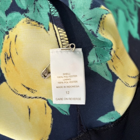 Eva Mendes New York and Company Womens Dress Lemon Felicity Sheath dress Size 12 - Picture 11 of 16